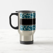 Douanenaam sky blue glitter giraffe reisbeker (Links)