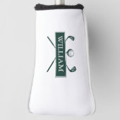 Douanenaam Smaragd Groene Clubs en Bal Golfheadcover (Draai 90)