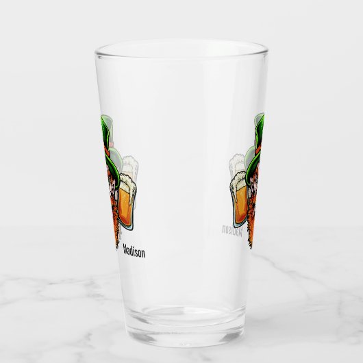 Douanenaam St. Patrick's Day pint glass Glas (Links)