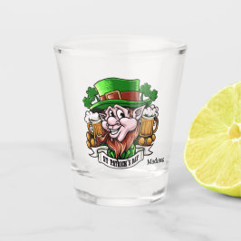Douanenaam St. Patrick's Day shot glass Glas