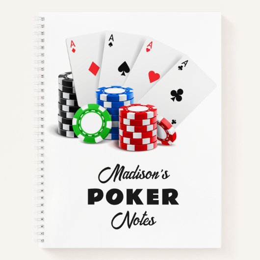 Douanenaam & Tekstpook/Casino Notitieboek (Voorkant)