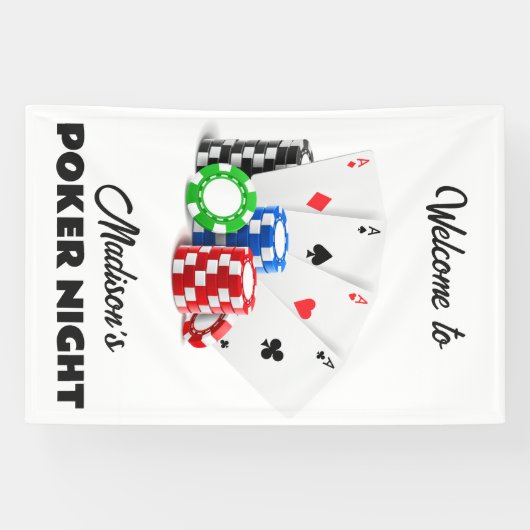 Douanenaam & Tekstpook/Casino Spandoek (Horizontaal)