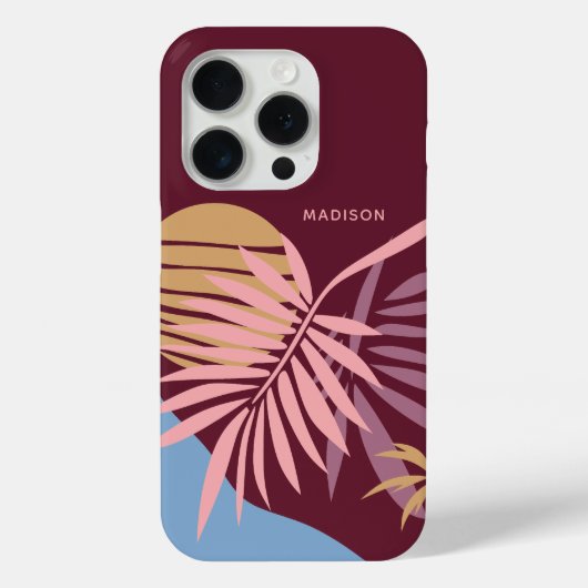 Douanenaam Tropisch Case-Mate iPhone Case (Achterkant)