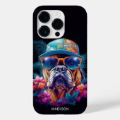 Douanenaam Tropische Vakantie Hond Case-Mate iPhone Case (Achterkant)