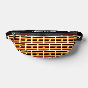 Douanenaam UGANDESE VLAG VAN UGANDA Fanny Pack Heuptasje