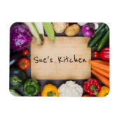 Douanenaam Veggie Keukenmagneet Magneet (Horizontaal)