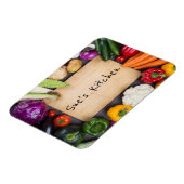 Douanenaam Veggie Keukenmagneet Magneet (Linkerzijde)