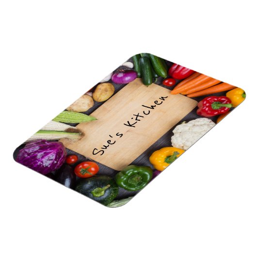 Douanenaam Veggie Keukenmagneet Magneet (Linkerzijde)