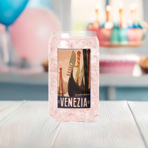 Douanenaam Venezia (Venetië) - Vintage Travel Blikvorm Glas