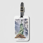 Douanenaam Vrijheidsbeeld Bagagelabel (Voorkant (verticaal))