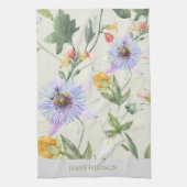 Douanenaam Waterverf Botanische Bloemen Citrus Theedoek (Verticaal)