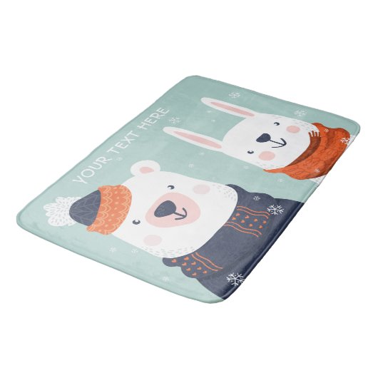 Douanenaam Winterdieren badmat 1/3 (Gekanteld)