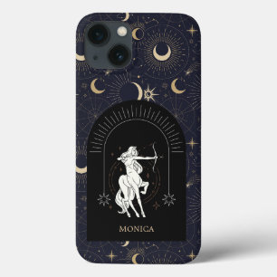 Douanenaam Zwart Mystic Zodiac Boogschutter Case-Mate iPhone Case