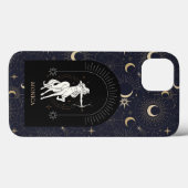 Douanenaam Zwart Mystic Zodiac Boogschutter Case-Mate iPhone Case (Achterkant (horizontaal))