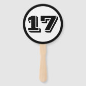 douanenummer handwaaier (Achterkant)