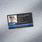 Douanepolitie Afdeling Wetshandhaving Foto Magnetisch Visitekaartje (Voorbeeld)