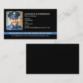 Douanepolitie Afdeling Wetshandhaving Foto Visitekaartje (Voorkant / Achterkant)