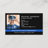 Douanepolitie Afdeling Wetshandhaving Foto Visitekaartje (Voorkant)