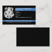 Douanepolitie Wetshandhaving Logo Visitekaartje (Voorkant / Achterkant)