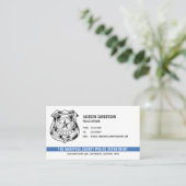 Douanepolitie Wetshandhaving QR Code Visitekaartje (Staand voorkant)