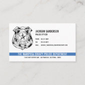 Douanepolitie Wetshandhaving QR Code Visitekaartje (Voorkant)