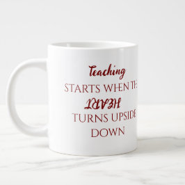 Douanepot voor leraren geschenk grote koffiekop