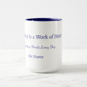 Douanepot voor leraren geschenk mok  (Midden)
