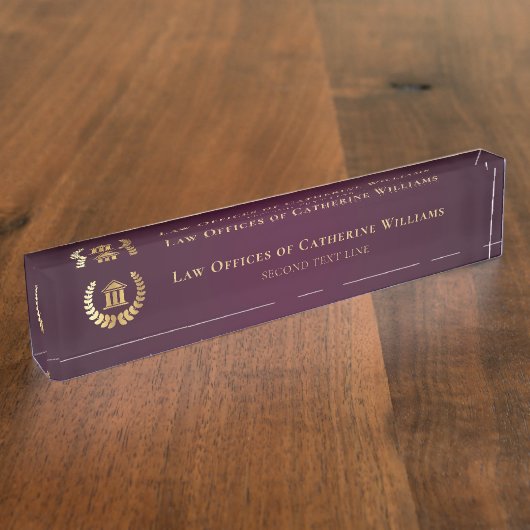 Douanerecht Bourgondië Gold Lux Naambordje (Zijkant)