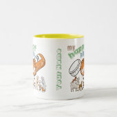 DOUANESCHERM | Mijn Happy Pills GetYerGoat Tweekleurige Koffiemok (Center)