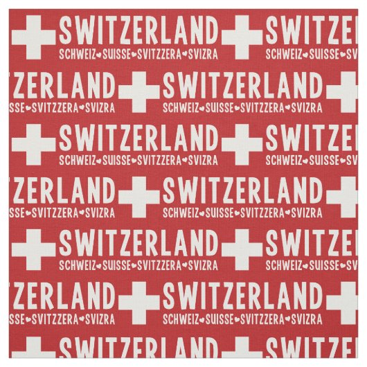 Douanestructuur ZWITSERLAND Stof (Swatch)