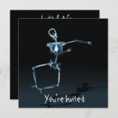 DOUANEVERZOEKEN - X-Ray Skeleton Joy Leap - Blue Kaart (Voorkant / Achterkant)