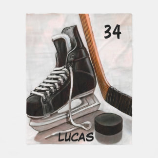 DOUANNAAM ICE HOCKEY FLEECE BLANKET DEKEN