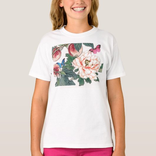 DOUANNAAM T-SHIRS VOOR MEISJAPANSE STROMEN T-SHIRT (Voorkant)