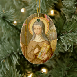 Double Afbeelding St. Catherine of Bologna (SAU 02 Keramisch Ornament