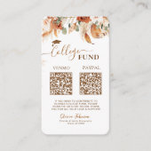 Double Afstuderen College Fund QR-code Informatiekaartje (Voorkant)