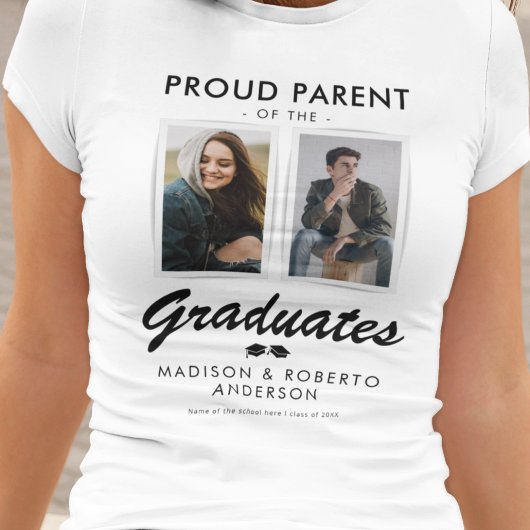 Double Afstuderen Photo T-Shirt