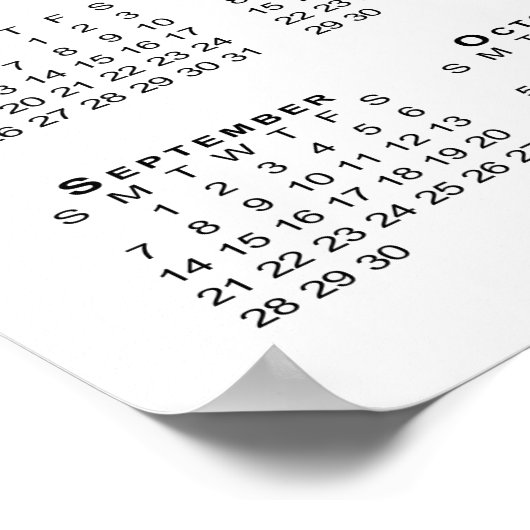 Double Arch Desert Landschap 2025 Kalender Poster (Hoek)