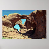 Double Arch Desert Photo Poster (Voorkant)
