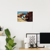Double Arch Desert Photo Poster (Thuiskantoor)