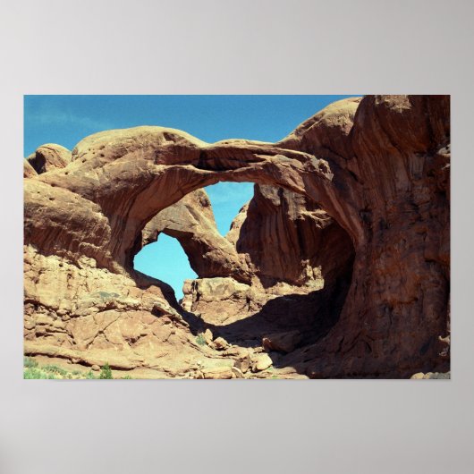 Double Arch Desert Photo Poster (Voorkant)