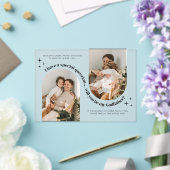 Double Arch Photo Godfather Proposal Acryl Uitnodigingen (Insitu (Huwelijk))