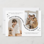 Double Arch Photo Godparents Proposal Kaart (Voorkant)