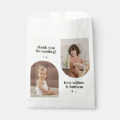 Double Arch Photo Joint Verjaardag Papier Bedankzakje (Voorkant)