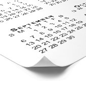 Double Arch woestijn landschap 2026 kalender Poster (Hoek)