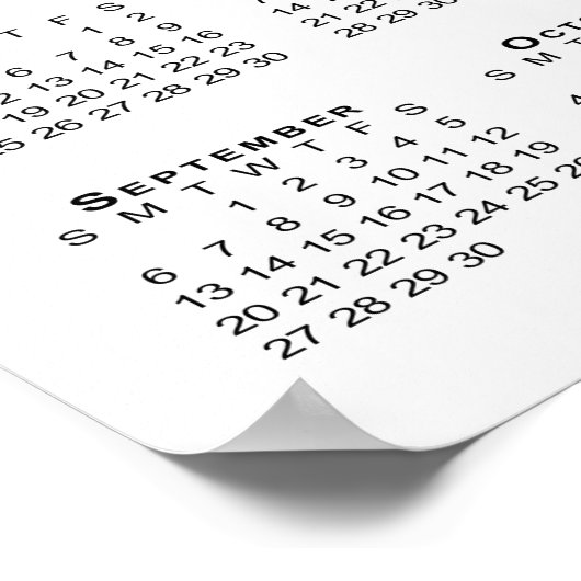 Double Arch woestijn landschap 2026 kalender Poster (Hoek)