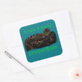 Double B Derby Productions Vierkante Sticker (Envelop)