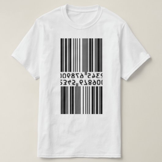 Double Bar Code T-shirt (Design voorkant)