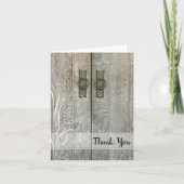 Double Barn Doors Country Boerderij Bedankt (Voorkant)