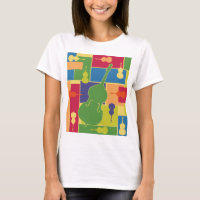 Double Bass Colorblocks T-shirt