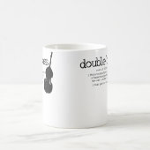 Double Bass Definition Player Orchestra Bassist Fu Koffiemok (Center)